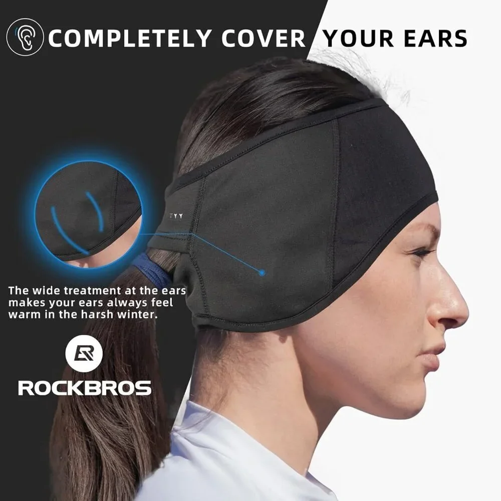 Fleece Ear Warmer Headband Women Men Winter Cold Weather Ski Running Cycling